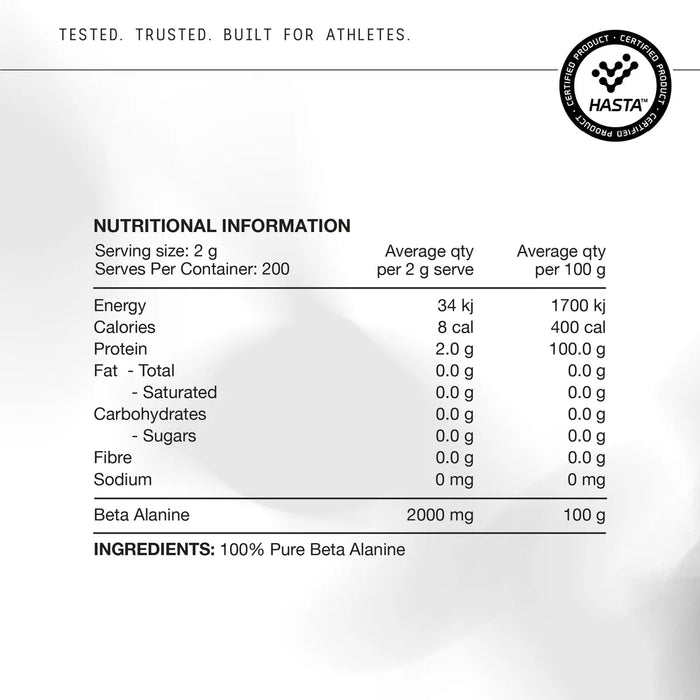 Beta-Alanine 100% Pure