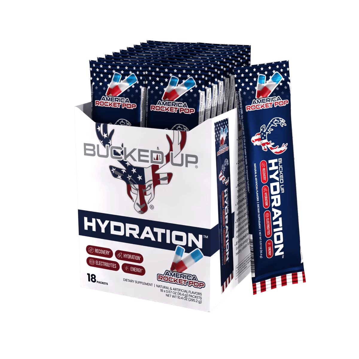 Bucked Up Hydration (18 Single Serves) — Unchained Supplements