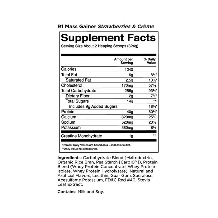 Rule 1 Mass Gainer