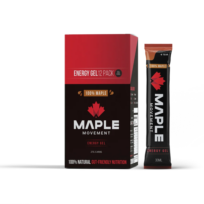 100% Maple Energy Gel - 12 Pack