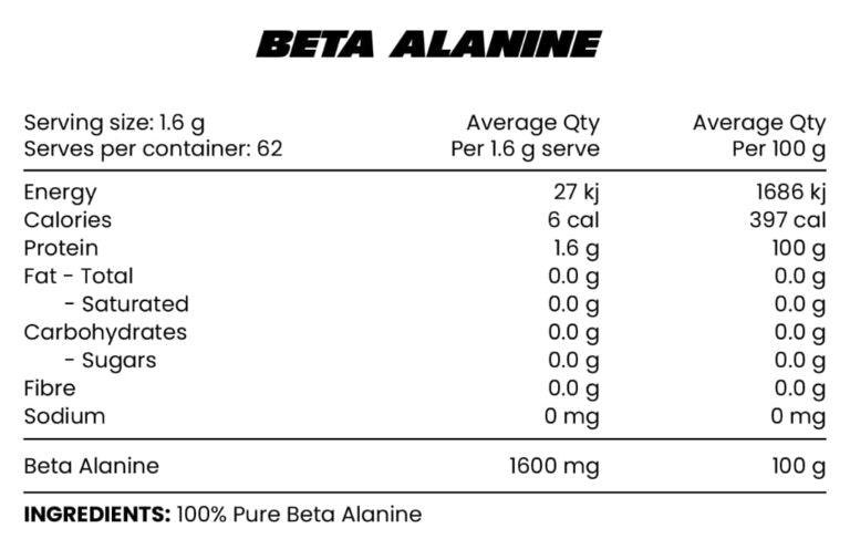 Beta Alanine