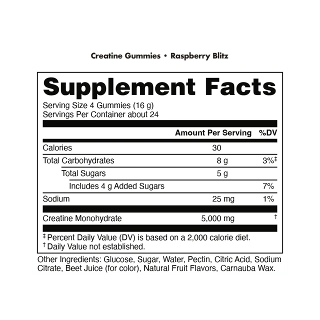 Creatine Gummy Bucks